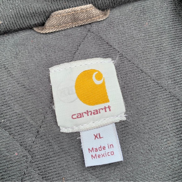 SOLD - Vintage Carhartt Hooded Bomber Jacket - Picture 4 of 12